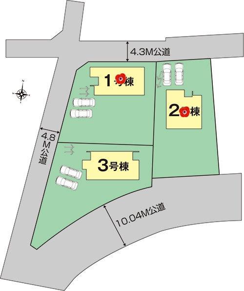 The entire compartment Figure. green ・ Vista - Kasukabe Higashi-Nakano stage III - compartment view