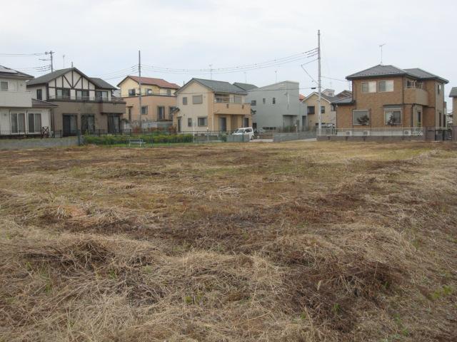Local land photo. Sectioning before the entire photo