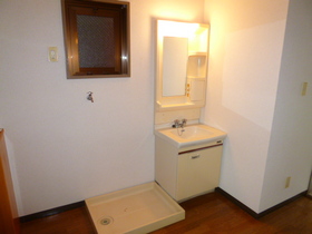 Washroom. Independent wash basin