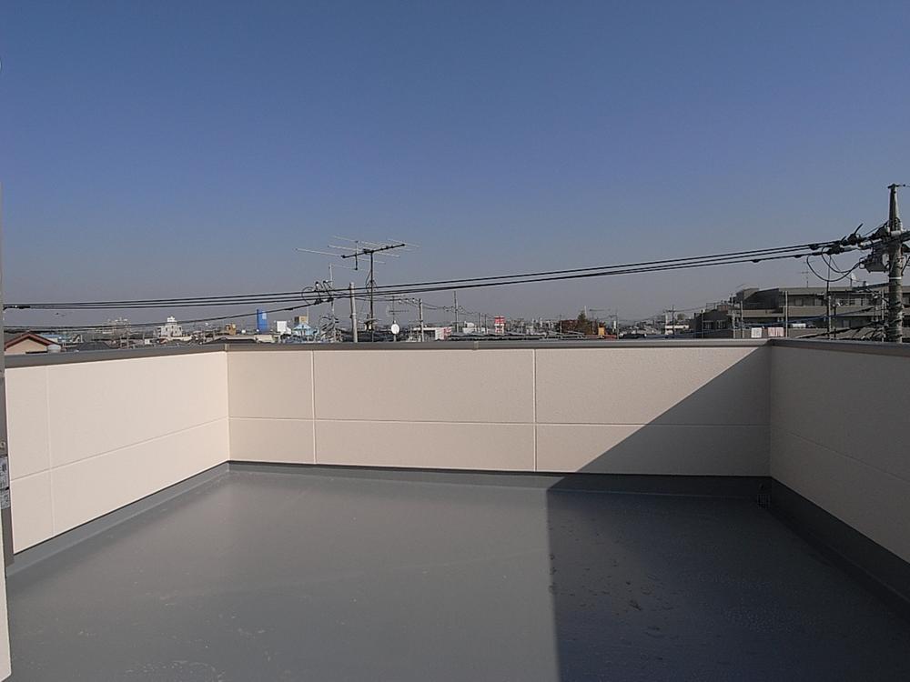 Balcony. Also have a large balcony faucets also on the roof! 