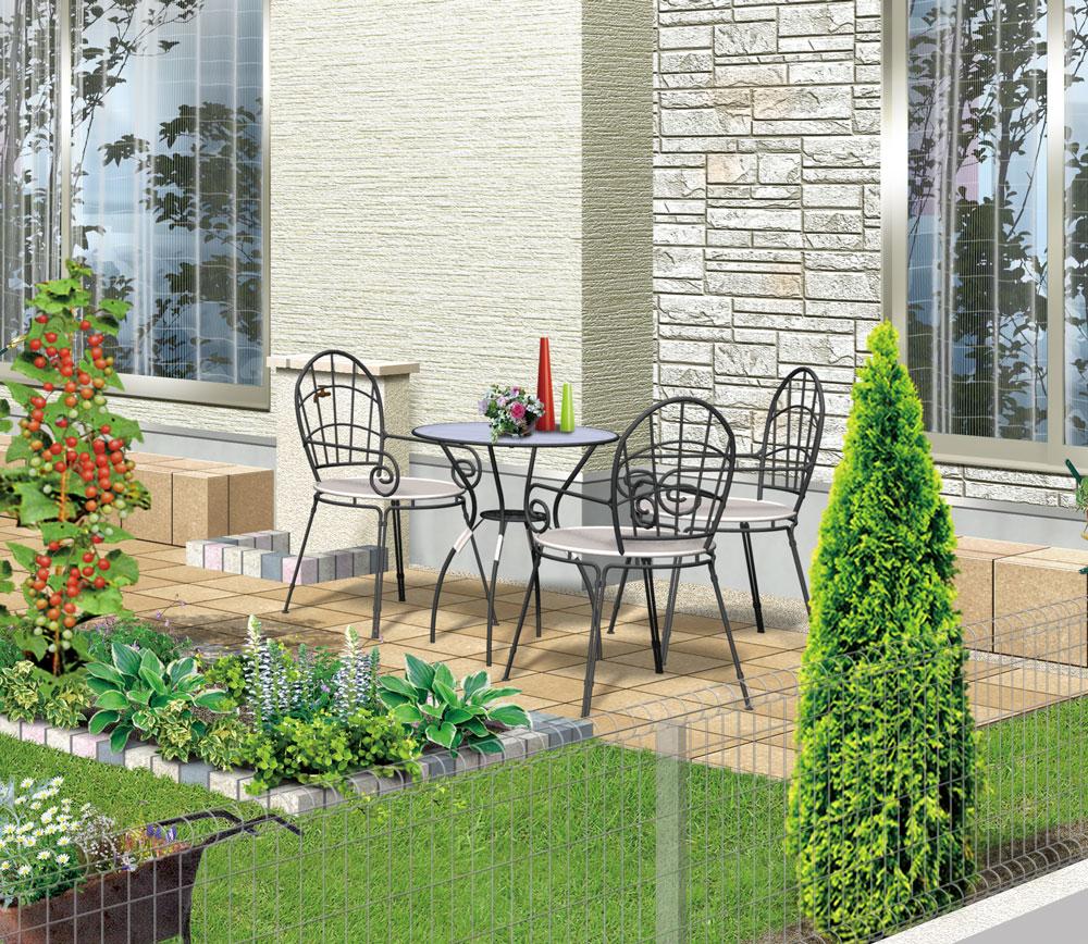 Other.  ■ Terrace or the (whole building standard) extension of the living room, We worked extensively with or place a tool of yard work. 