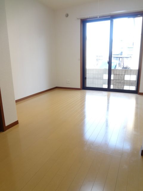 Living and room. Beautiful room flooring is shining.