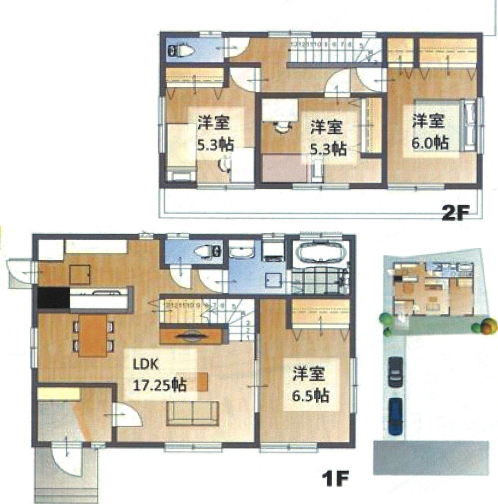 Floor plan. 25,900,000 yen, 4LDK, Land area 148.57 sq m , Building area 99.37 sq m floor plan