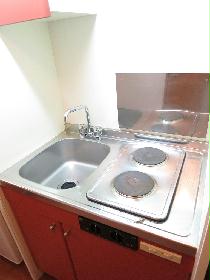 Kitchen. Two-burner electric stove