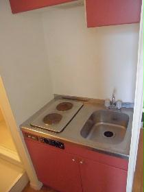 Kitchen. Two-burner electric stove