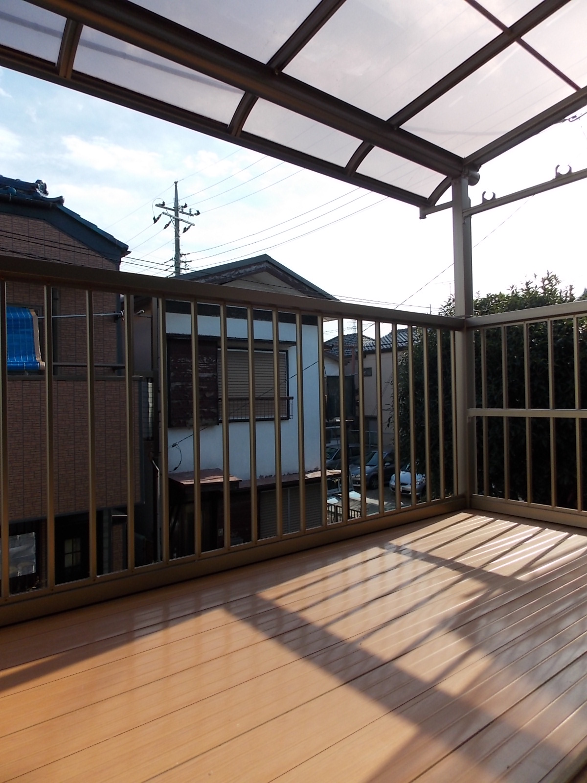 Balcony. Covered balcony