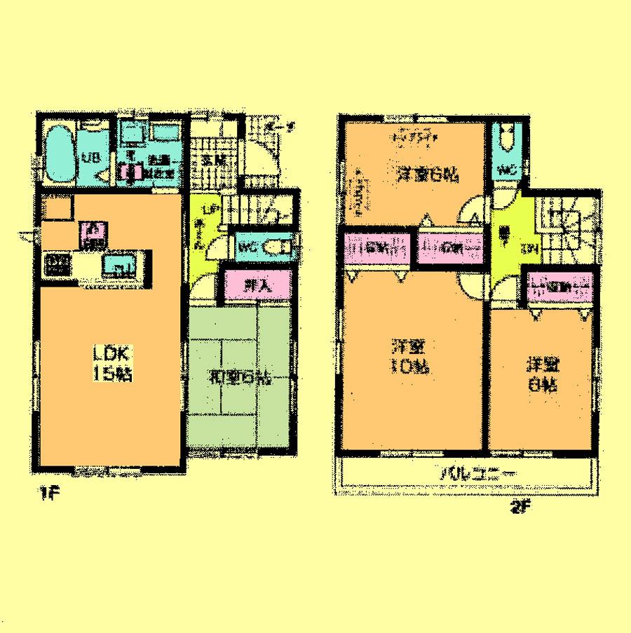 Floor plan. 24,800,000 yen, 4LDK, Land area 114.64 sq m , Building area 100.19 sq m located view in addition to this, It will be provided by the hope of design books, such as layout. 