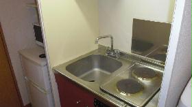 Kitchen. Two-burner electric stove