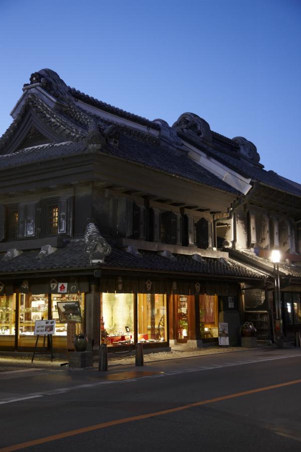 Streets around. Streets of the warehouse building of small Edo "Kawagoe"