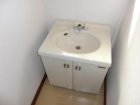 Washroom. Wash basin