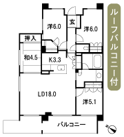 Floor: 4LDK, occupied area: 92.64 sq m