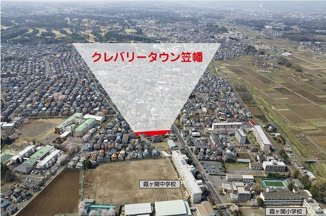 aerial photograph. Local photographed viewed from above