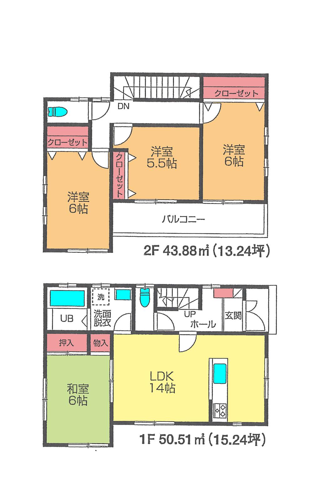 Building plan example (floor plan). Floor reference plan