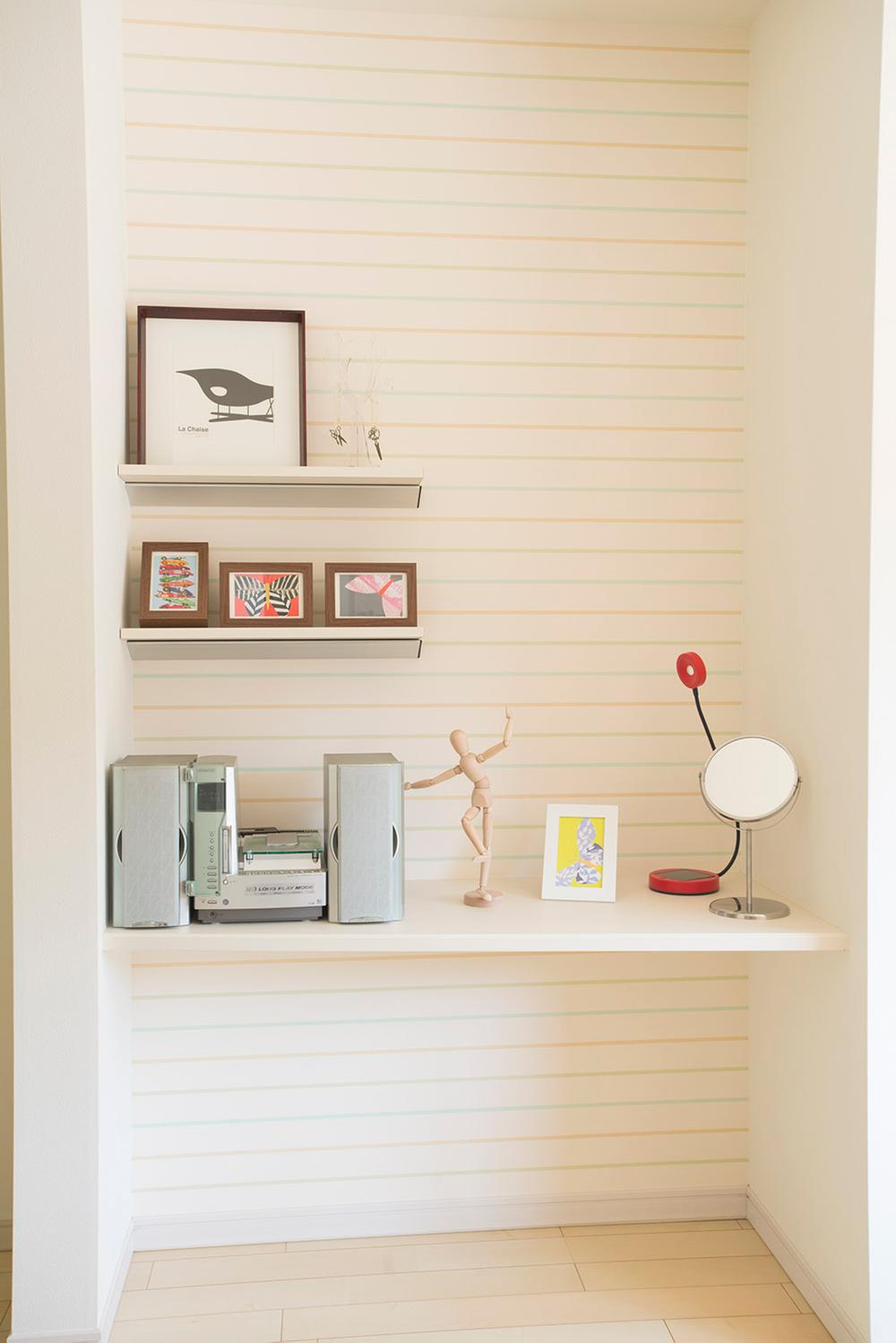 Same specifications photos (living).  ■ Study counter is not put quite as well as you to put a later study counter. Everyday use of PC Ya, Audio class. Study desk for children Ya, Convenience A that can use tailored to the TPO, etc. instead ironing board of wife