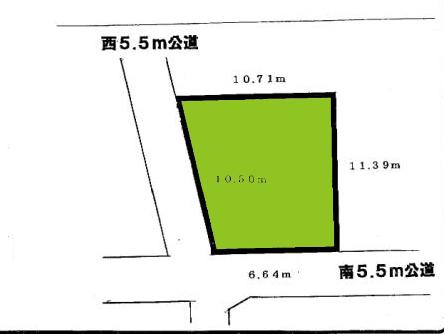 Compartment figure. Land price 9 million yen, Land area 87 sq m compartment view