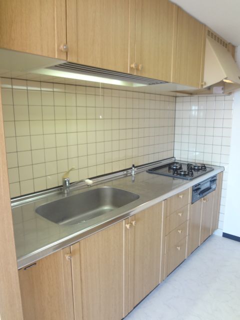 Kitchen. Spacious to sink 3-neck gas stove with a system Kitchen