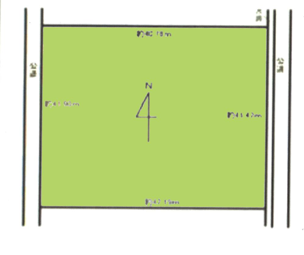 Compartment figure. Land price 45 million yen, Land area 1,700 sq m compartment view