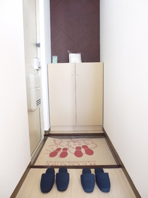 Entrance. There shoebox in the entrance