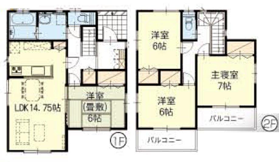 Floor plan. This property is possible guidance on the day. 9 o'clock ~ If you can contact us at 23 o'clock, Please contact "0800-603-8258" so you can visit. It is also possible to ask to pick up your designated station. Also of interest you after work!