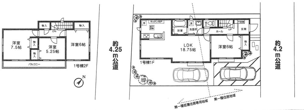 Floor plan. 21 million yen, 4LDK, Land area 135 sq m , Building area 101.01 sq m