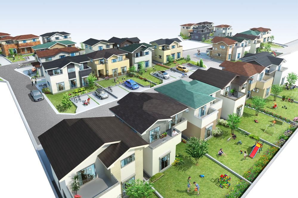 Building plan example (Perth ・ appearance). 10.9 million yen ~ (land) All sections 200 sq m or more!