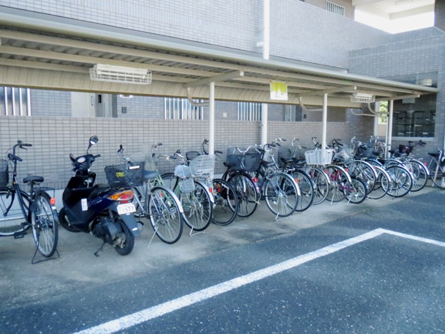 Other common areas. Residents-only parking lot