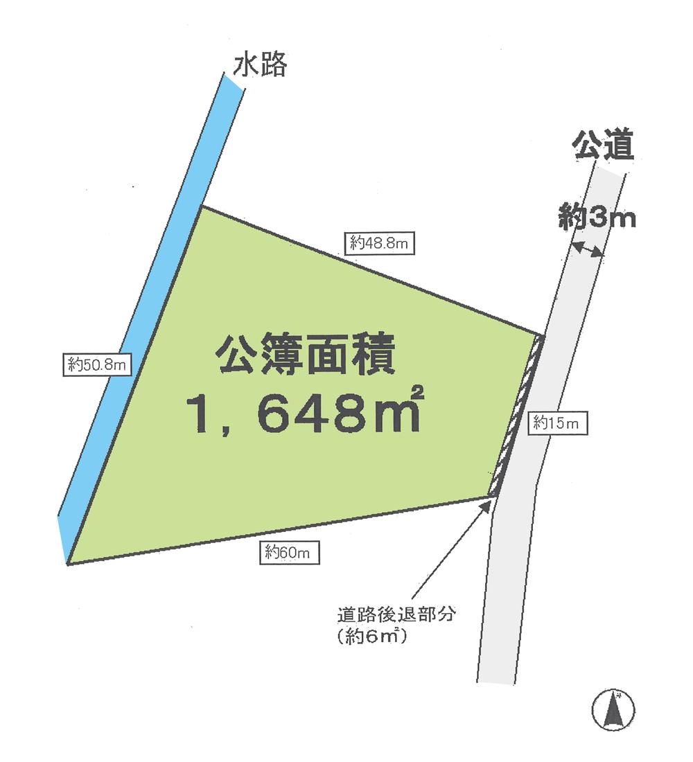 Compartment figure. Land price 34,900,000 yen, Land area 1,648 sq m compartment view