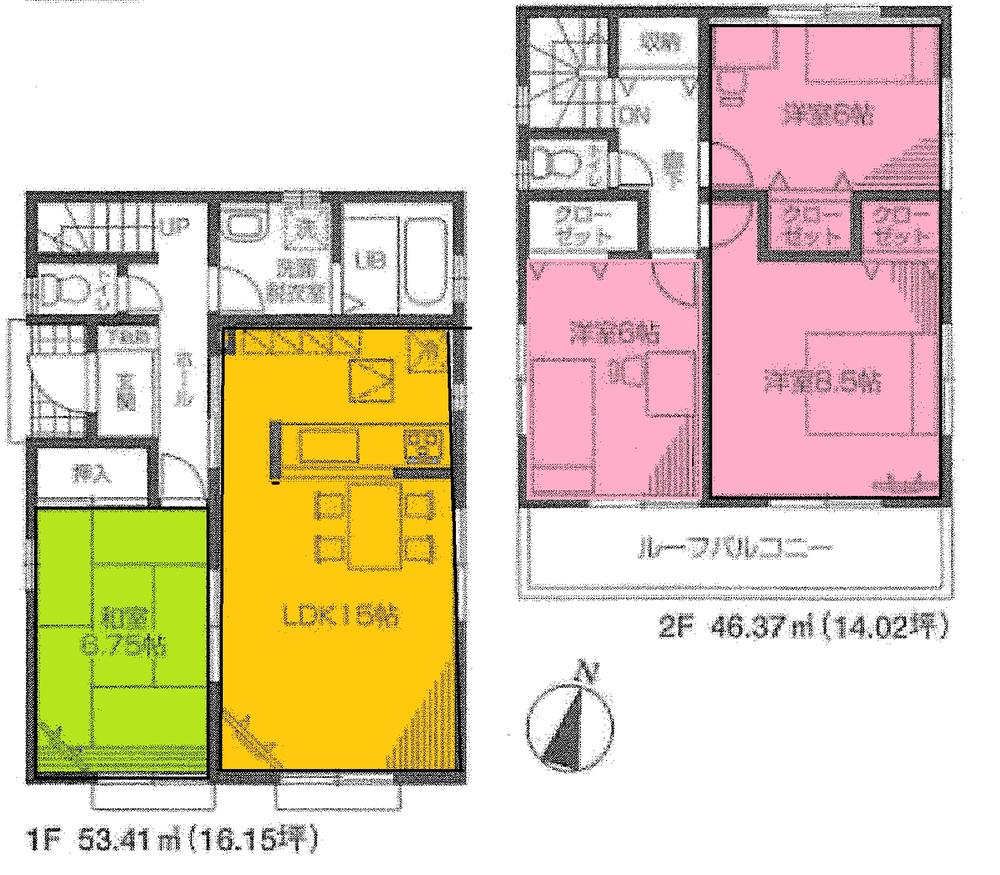 Floor plan. 24,800,000 yen, 4LDK, Land area 315.49 sq m , Building area 99.78 sq m