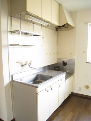 Kitchen. Kitchen gas stove can be installed
