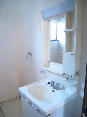 Washroom. Happy independence wash basin in a busy morning