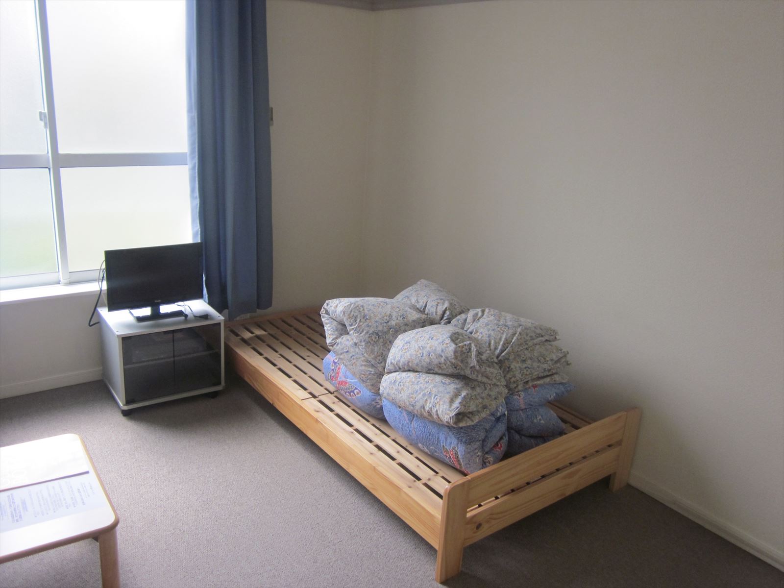 Living and room. With consumer electronics, such as a liquid crystal TV