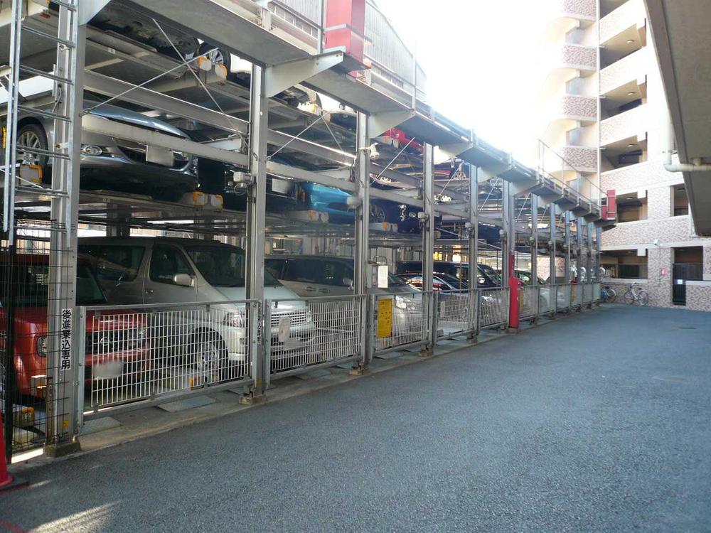 Parking lot. Common areas