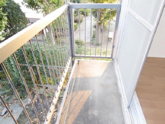 Balcony. Bright balcony