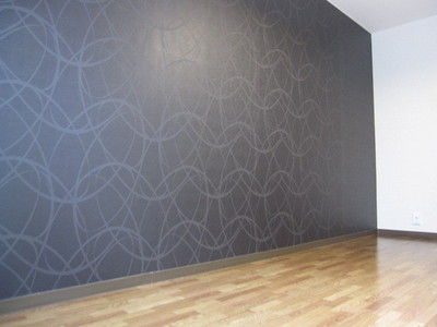 Living and room. Close-up on the accent cross ○