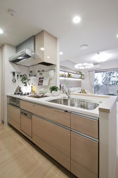 The space on the counter, Cooking was to ensure easy to afford a certain size kitchen