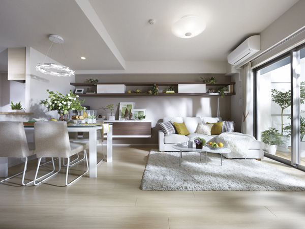 Living.  [living ・ dining] Also the beginning of a refreshing day, Fun dining table surrounded by family, Is the living space of attention that flows when a leisurely.  ※ Indoor photo of me is what all was taken the model room B75D type. (Except same specifications photo)