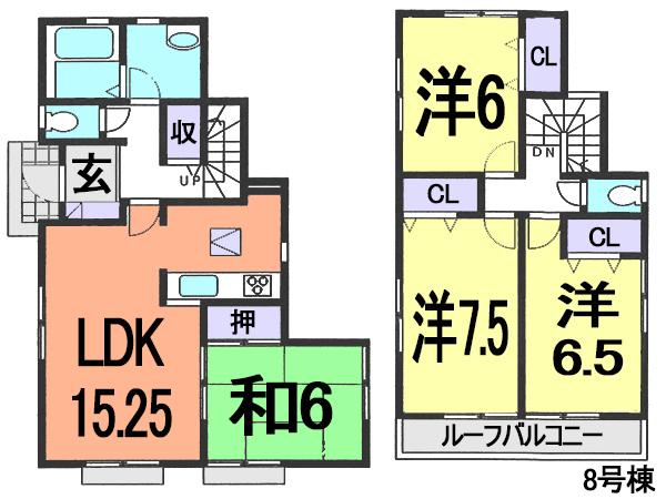 Floor plan. Kawaguchi Municipal actively 400m up to elementary school