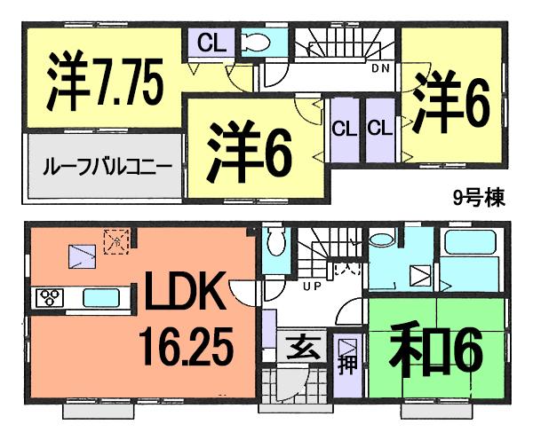 Floor plan. Kawaguchi Municipal actively 400m up to elementary school