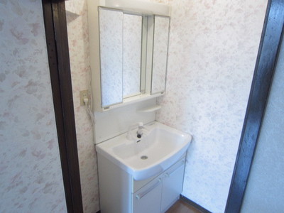 Washroom. Independent wash basin