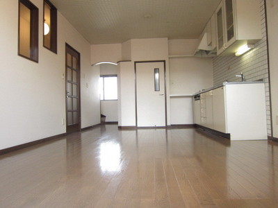 Living and room. Bright balcony of the start of the day