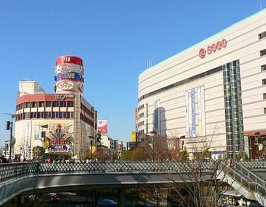 station. JR Keihin Tohoku Line to "Kawaguchi Station" 1260m
