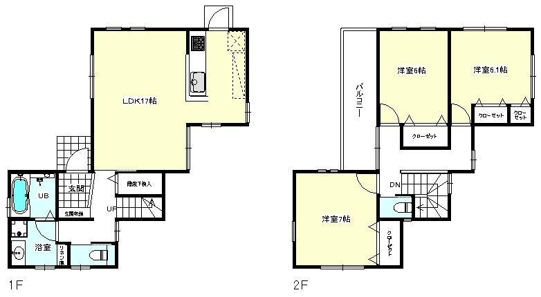 Floor plan. (E-41), Price 25,800,000 yen, 3LDK, Land area 104.86 sq m , Building area 92.74 sq m