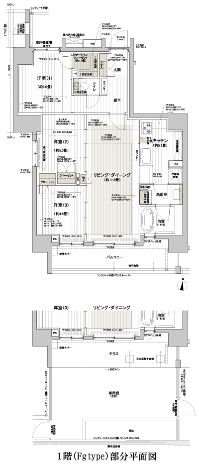 Floor: 3LDK + WIC, the occupied area: 72 sq m, Price: TBD