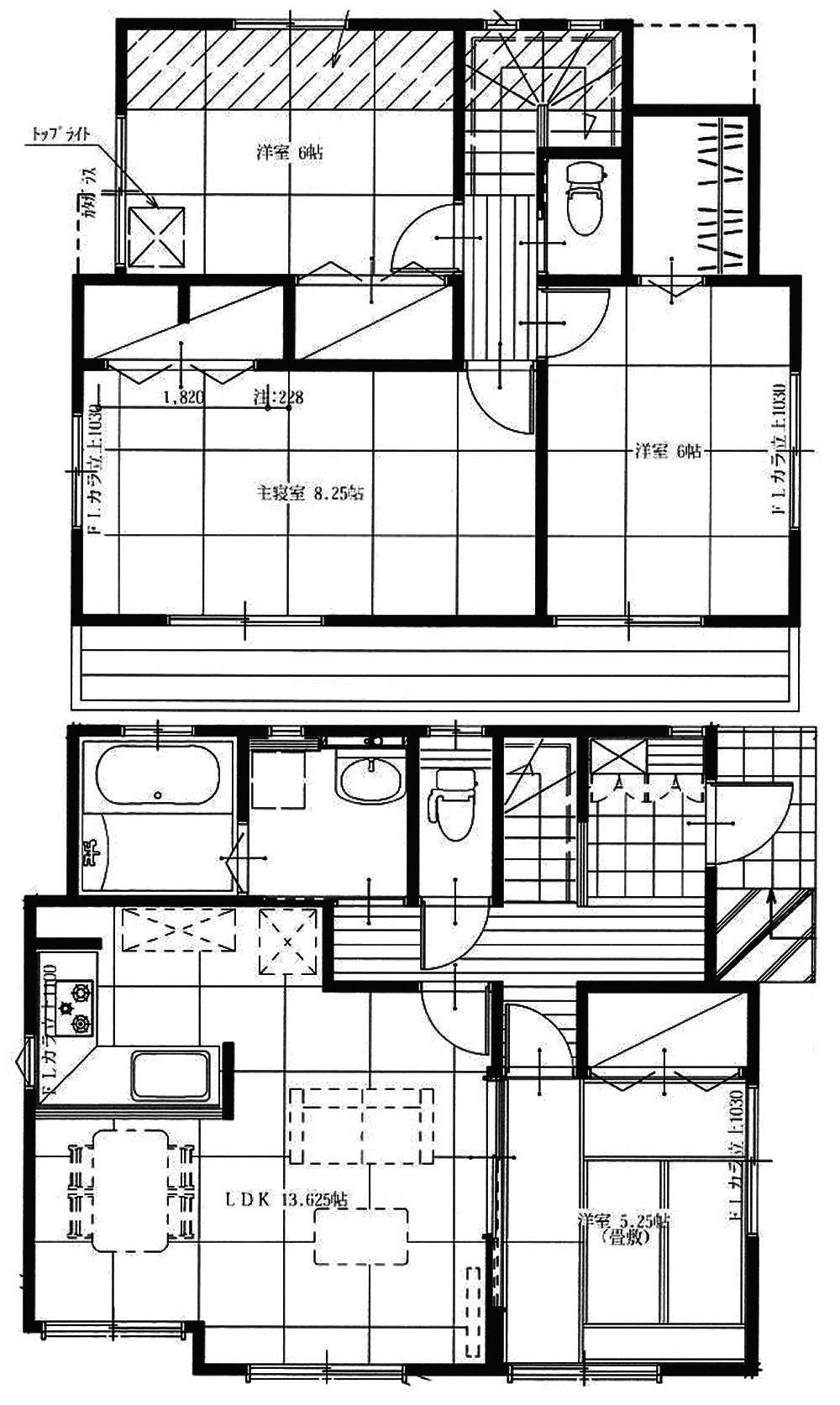 Floor plan. Maruya until Sashima shop 1094m