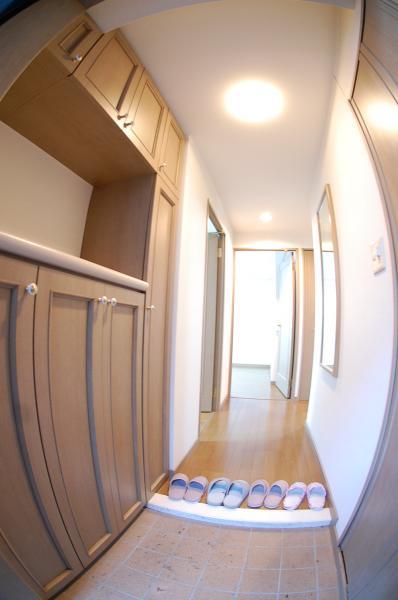 Entrance. There is a large entrance storage