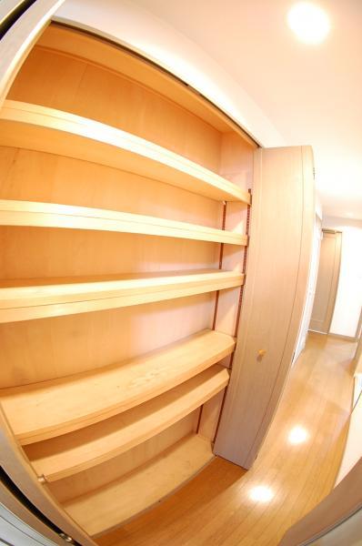 Receipt. Convenient corridor storage