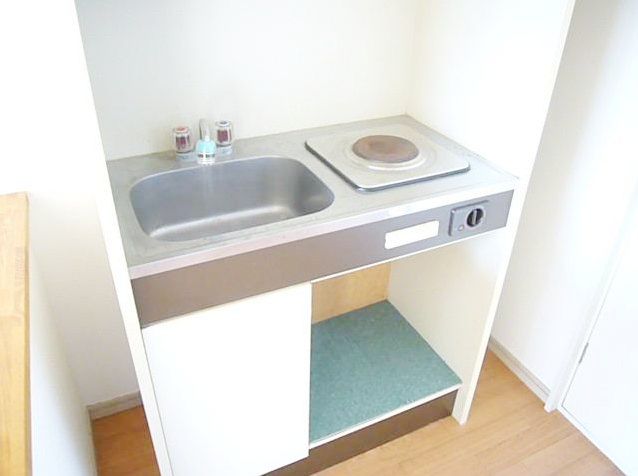 Kitchen. With a mini kitchen. 