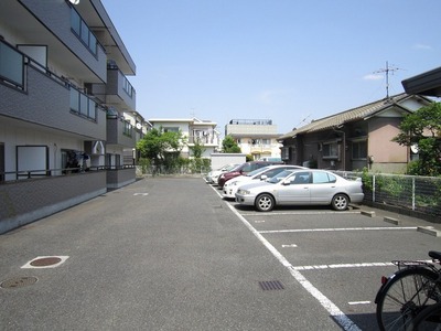 Parking lot. There is on-site parking