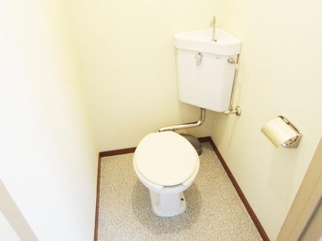 Toilet. Of course, bus toilet by