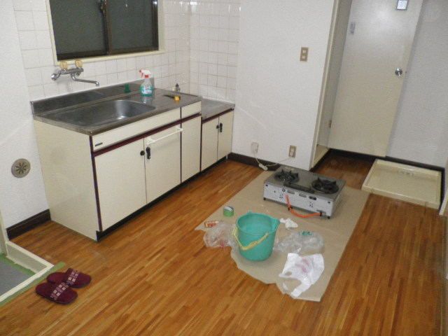 Kitchen. Room during cleaning